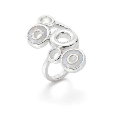 Bague Fantaisie en Nacre et Argent 925
