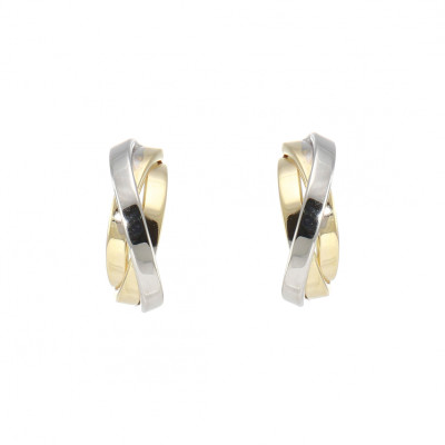 Boucles d'oreilles 2 Ors 375 12x5mm
