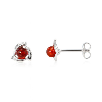 Boucles d'oreilles Argent 925 Ambre 