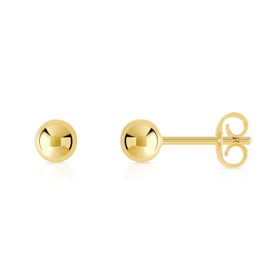 Boucles d'oreilles Boules 8mm en  Or Jaune 375