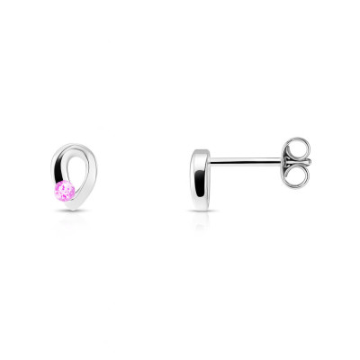 Boucles d'oreilles Goutte Argent Améthyste