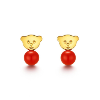 Boucles d'oreilles Or  nounours