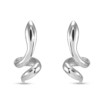 Boucles d'oreilles pendantes Argent 925 Serpent