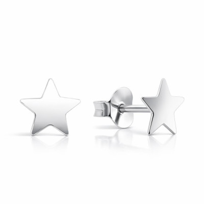 Boucles d'oreilles puces Argent 925 Etoile
