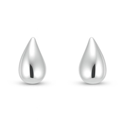 Boucles d'oreilles puces Argent 925 Goutte