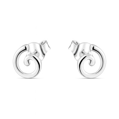 Boucles d'oreilles Spirales en Argent 925