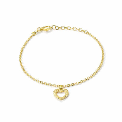 Bracelet Argent 925 doré Coeur