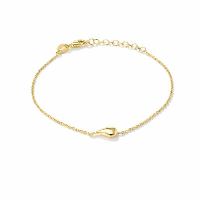 Bracelet Argent 925 doré Goutte