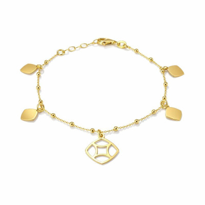 Bracelet Argent 925 doré Losanges
