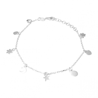 Bracelet Argent breloques