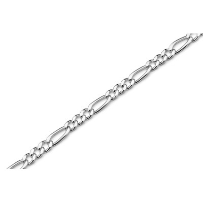 Bracelet Argent Maille Figaro 1.3 - 2.8mm - 18cm