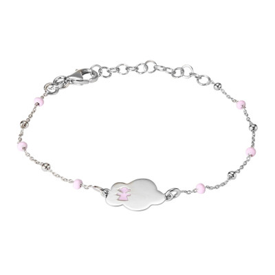 Bracelet Enfant Argent Rhodié Nuage