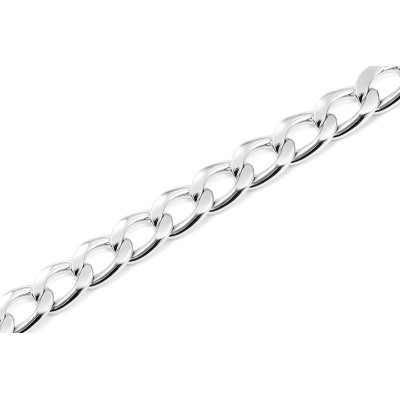 Bracelet Maille Gourmette en Argent 5mm x 19cm