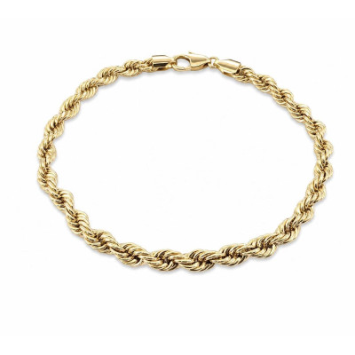 Bracelet or maille corde 4.4mm x 18cm