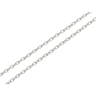 Chaine Argent Maille Forcat 1.6mm - 40cm