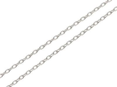 Chaine Argent Maille Forcat 1.6mm - 45cm