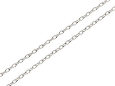 Chaine Argent Maille Forcat 1.8mm - 50cm