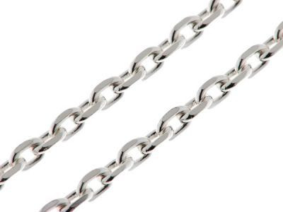 Chaine Argent Maille Forcat  2.8mm - 45cm
