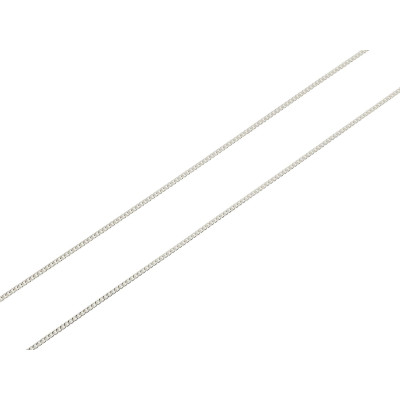 Chaine Argent Maille Gourmette 1.2mm - 50cm 