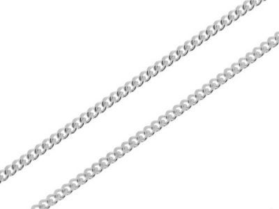Chaine Argent Maille Gourmette  1.4mm - 50cm