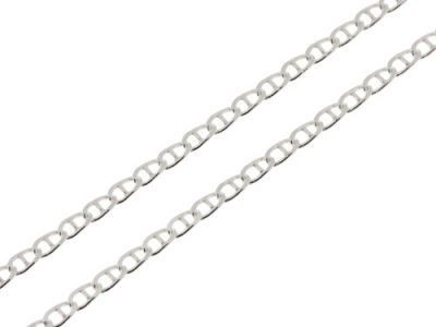 Chaine Argent Maille Marine  2.1mm - 45cm