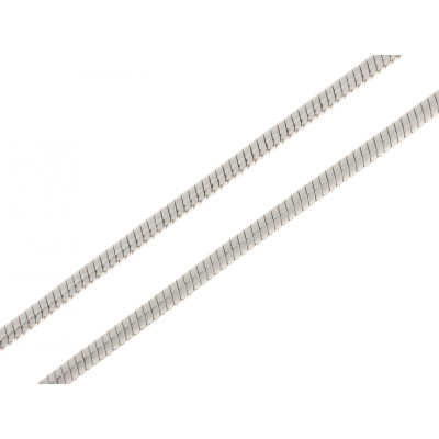 Chaine Argent Maille Serpent 2.1mm - 45cm