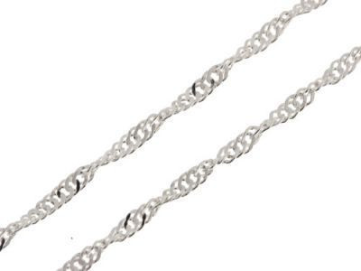 Chaine Argent Maille Singapour 2.5mm - 50cm 