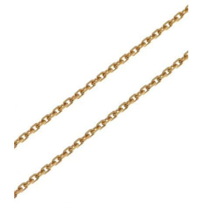 Chaine Or Jaune 375 maille forçat 1.2mm - 45cm