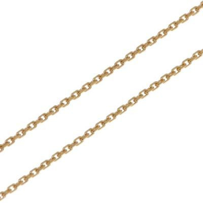 Chaine Or Jaune 750 maille forçat 1.2mm - 42cm
