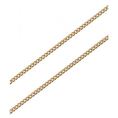 Chaine Or Jaune 750 Maille Gourmette 1.0mm- 45cm