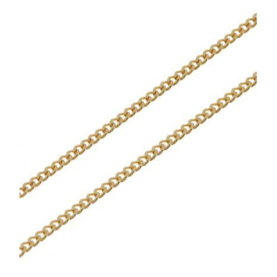 Chaine Or Jaune 750 Maille gourmette 1.4mm - 40cm