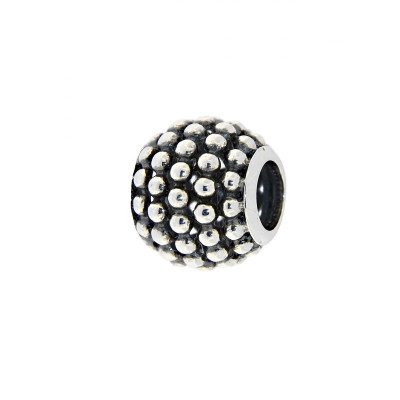 Charm Ethniqueen Argent 925 rhodié et noirci