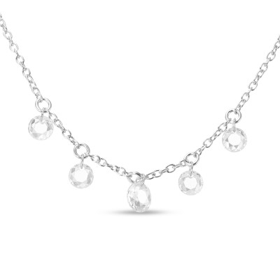 Collier Argent 925 Oxydes de zirconium