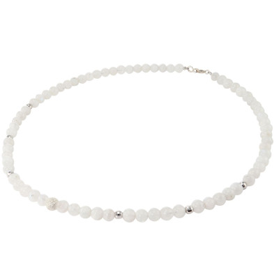 Collier Labradorite 6mm et Argent