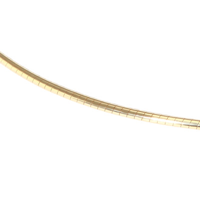 Collier Maille Omega 1.5mm x 45cm Or Jaune 375