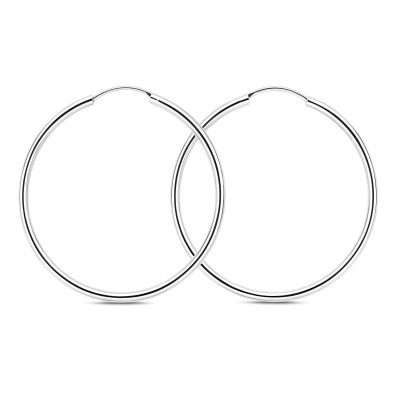 Créoles Argent Diam 38mm