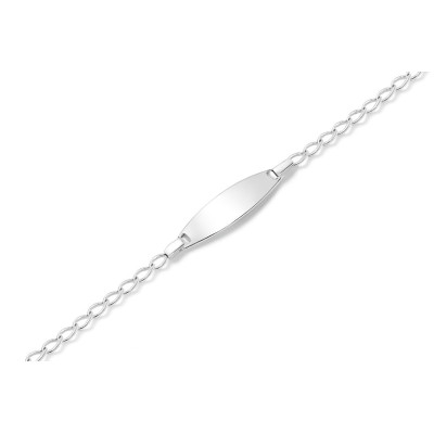 Gourmette Argent Enfant Maille Cheval 2.2mm x 16cm