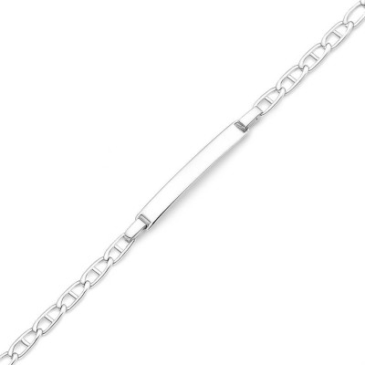 Gourmette Argent Maille Marine - 4.5mm x 18cm
