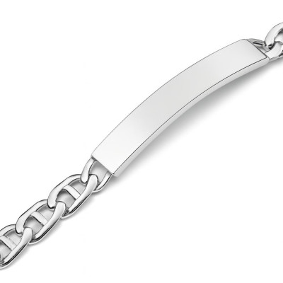 Gourmette Homme Argent Maille Marine  6.5mm - 20.5cm