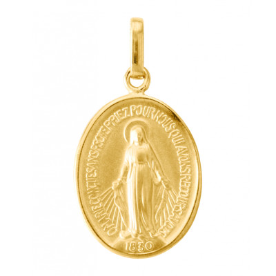 Médaille vierge miraculeuse en Or 750
