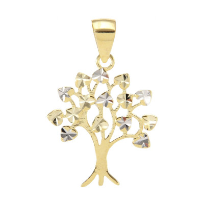 Pendentif 2 ors 375 Arbre de vie