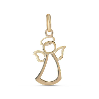 Pendentif Ange Or Jaune 375