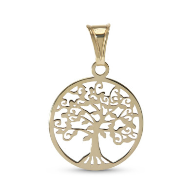 Pendentif Arbre de Vie Or Jaune 375