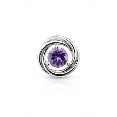Pendentif Argent 925 Améthyste 7mm