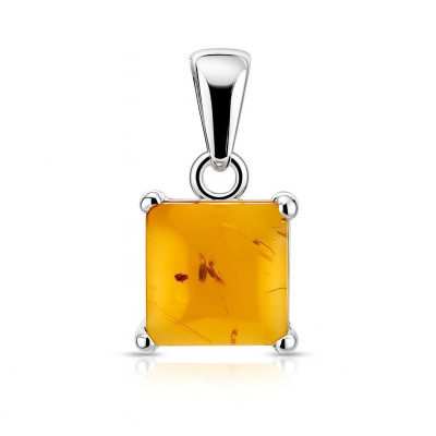 Pendentif Argent 925 et Citrine