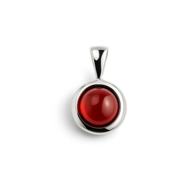 Pendentif Argent 925 Grenat