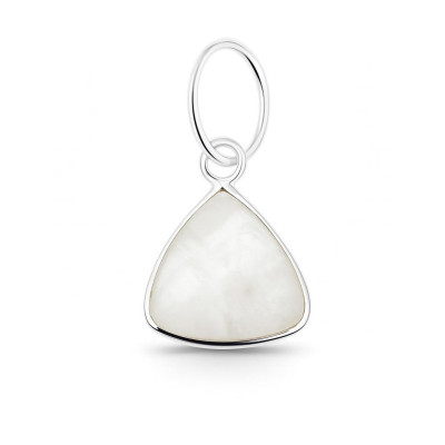 Pendentif Argent 925 Labradorite Triangulaire 10x10mm