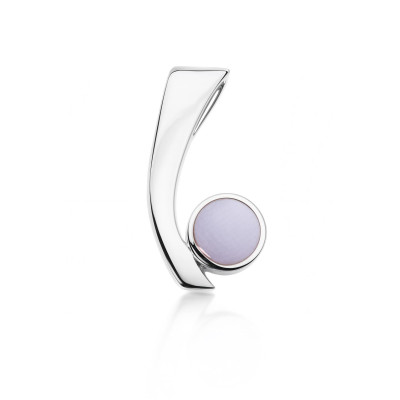 Pendentif Argent 925 Nacre Rose