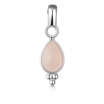 Pendentif Argent 925 Quartz rose