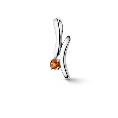 Pendentif Argent  Citrine 3mm